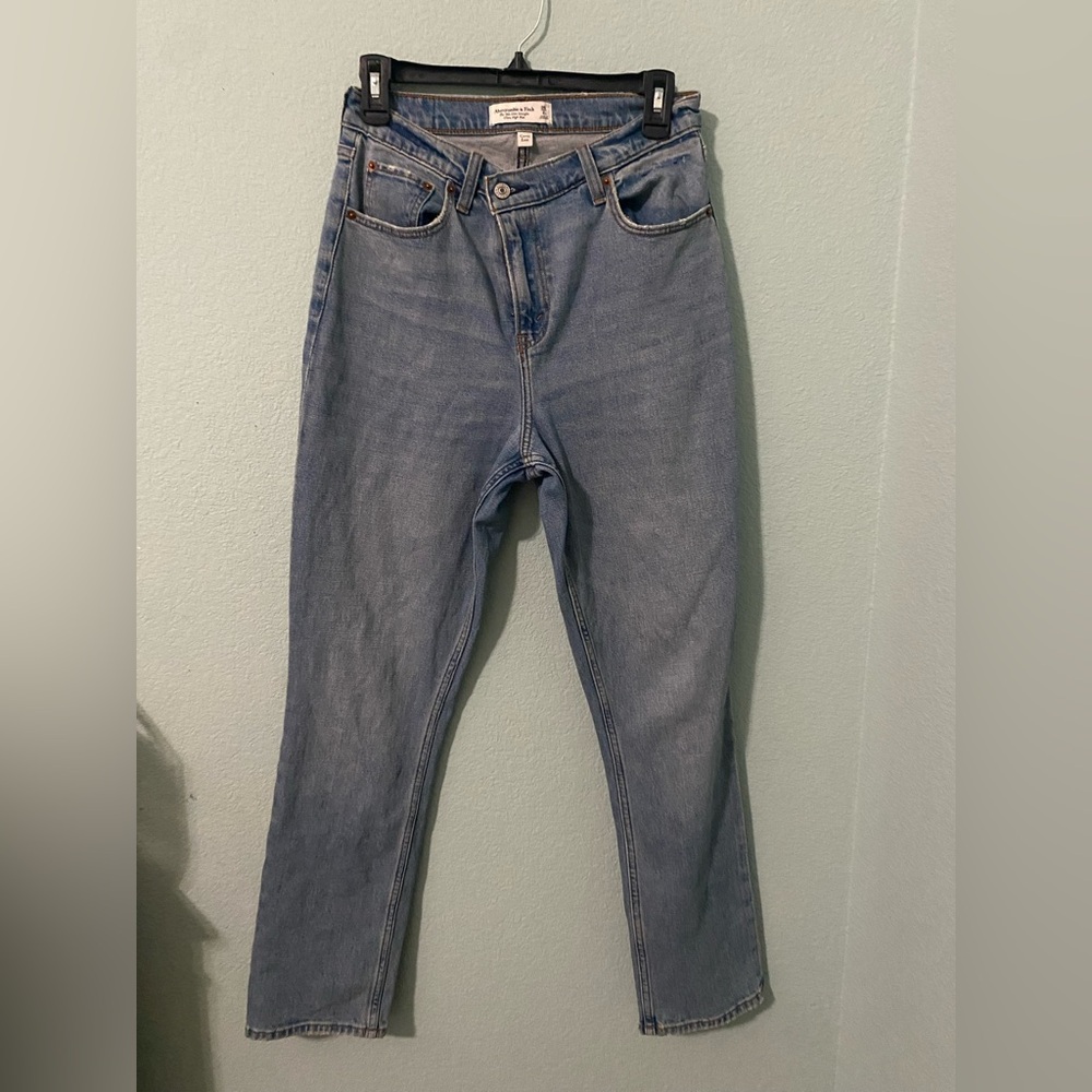 Abercrombie & Fitch cross waist jeans
